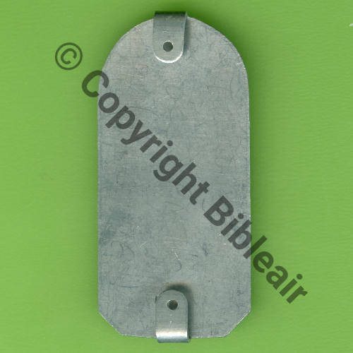 TROUPES OCCUPATION AUTRICHE Alu Peint Fab locale Dos irreg 2Pattes a coudre  BLEU Src.Y.GENTY 24Eur(x2) 